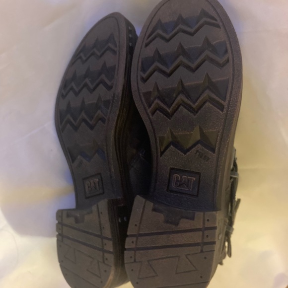 CAT Caterpillar Brown P309001 Kearny Leather Ankle Boots Women’s Sz 7.5 EUC - Picture 4 of 5